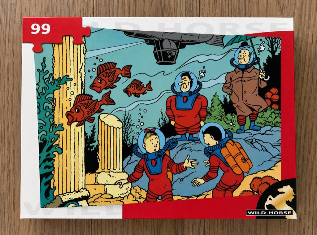 SUSKE en WISKE - Wild Horse puzzel * 1998 * TOPSTAAT, Ophalen of Verzenden, Suske en Wiske, Zo goed als nieuw, Boek of Spel