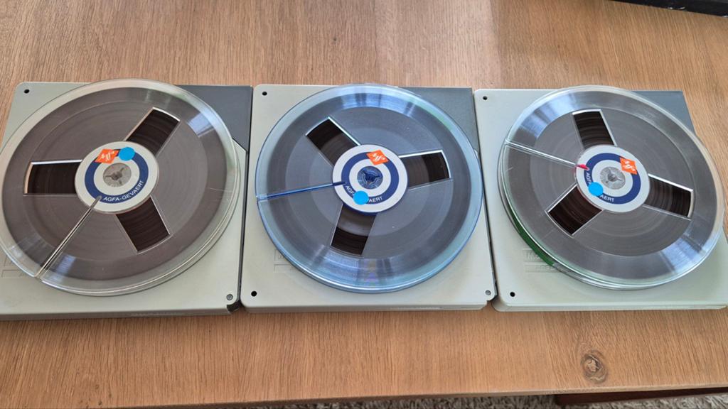 3 x banden (tape reel) Agfa-Gevaert, Ophalen of Verzenden