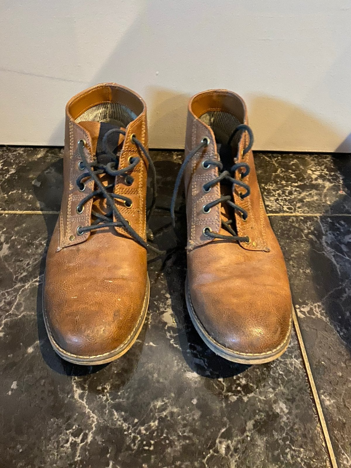 Herenschoenen, Ophalen of Verzenden, Zo goed als nieuw, Bruin