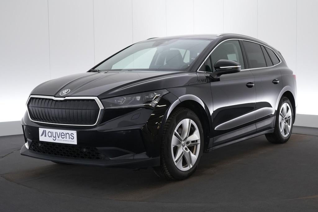 (2ESM545) SKODA ENYAQ, Automaat, Achterwielaandrijving, Zwart, Leder