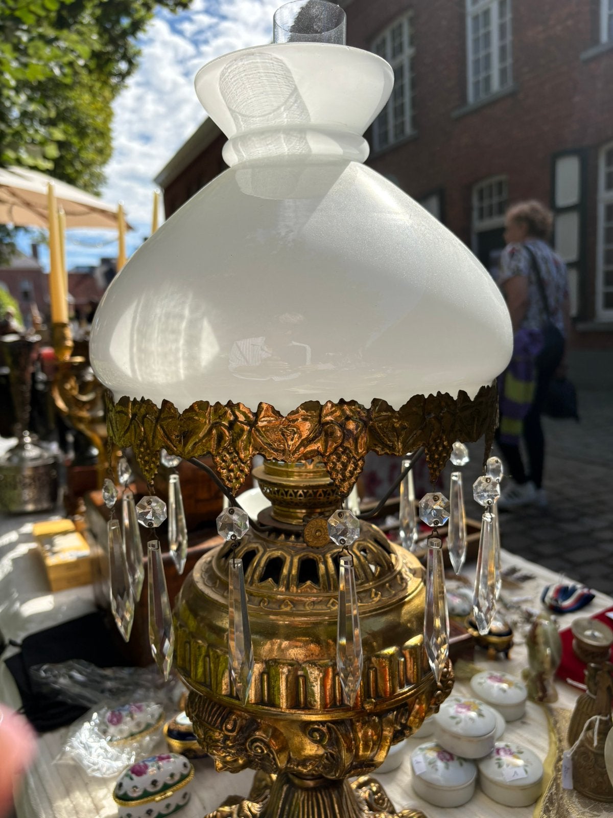 Lampe à huile ancienne, Antiquités & Art, Enlèvement