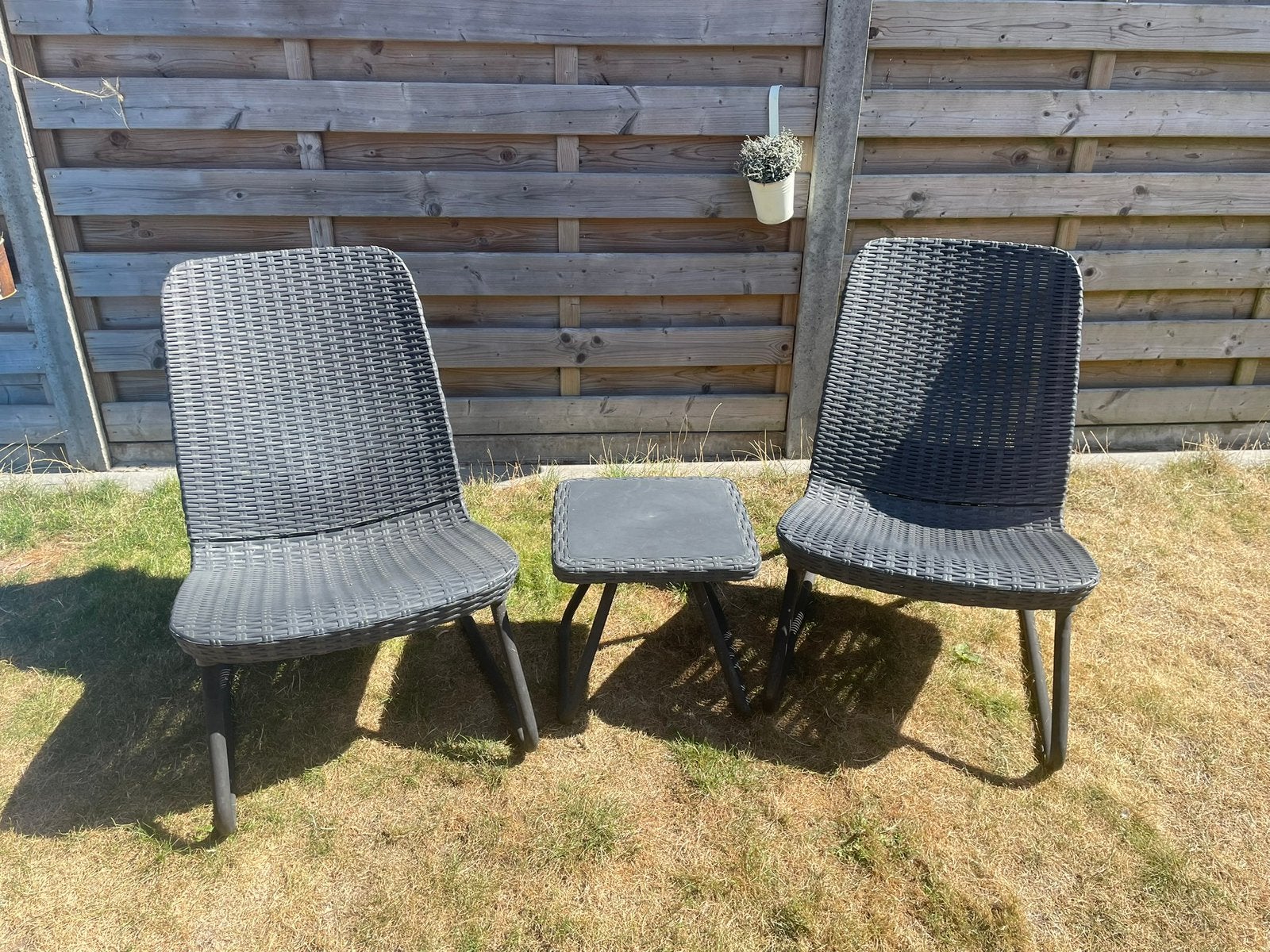 Tuinset, Tuin en Terras, Ophalen, Zo goed als nieuw, Rotan, Tuinset