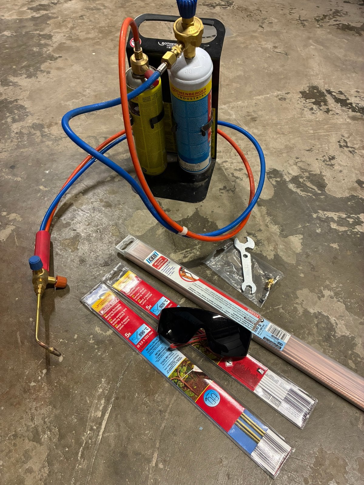 Chalumeau Rothenberger Kit Roxy Plus, Bricolage & Construction, Outillage | Soudeuses, Utilisé, Enlèvement ou Envoi