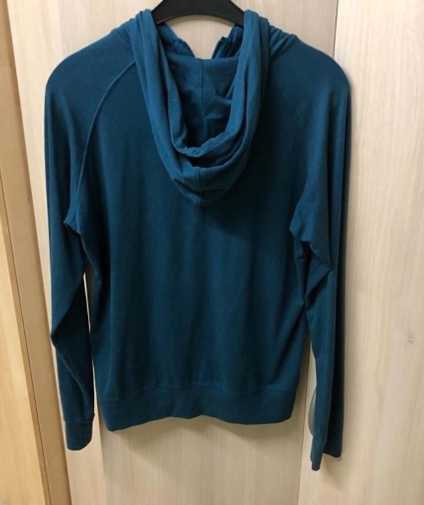 katoenen zomervestje+kap domyos maat medium in goede staat !, Maat 38/40 (M), Blauw, Domyos, Ophalen of Verzenden