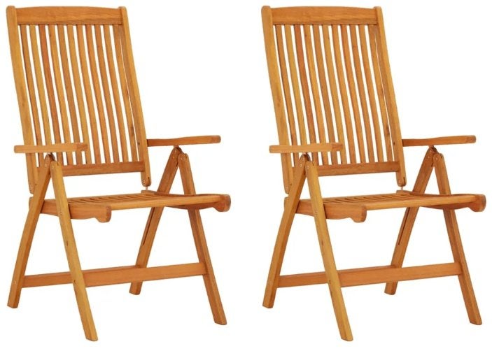 Onderdelen 2 VidaXL opklapbare stoelen, massief acacia hout, Enlèvement, Neuf