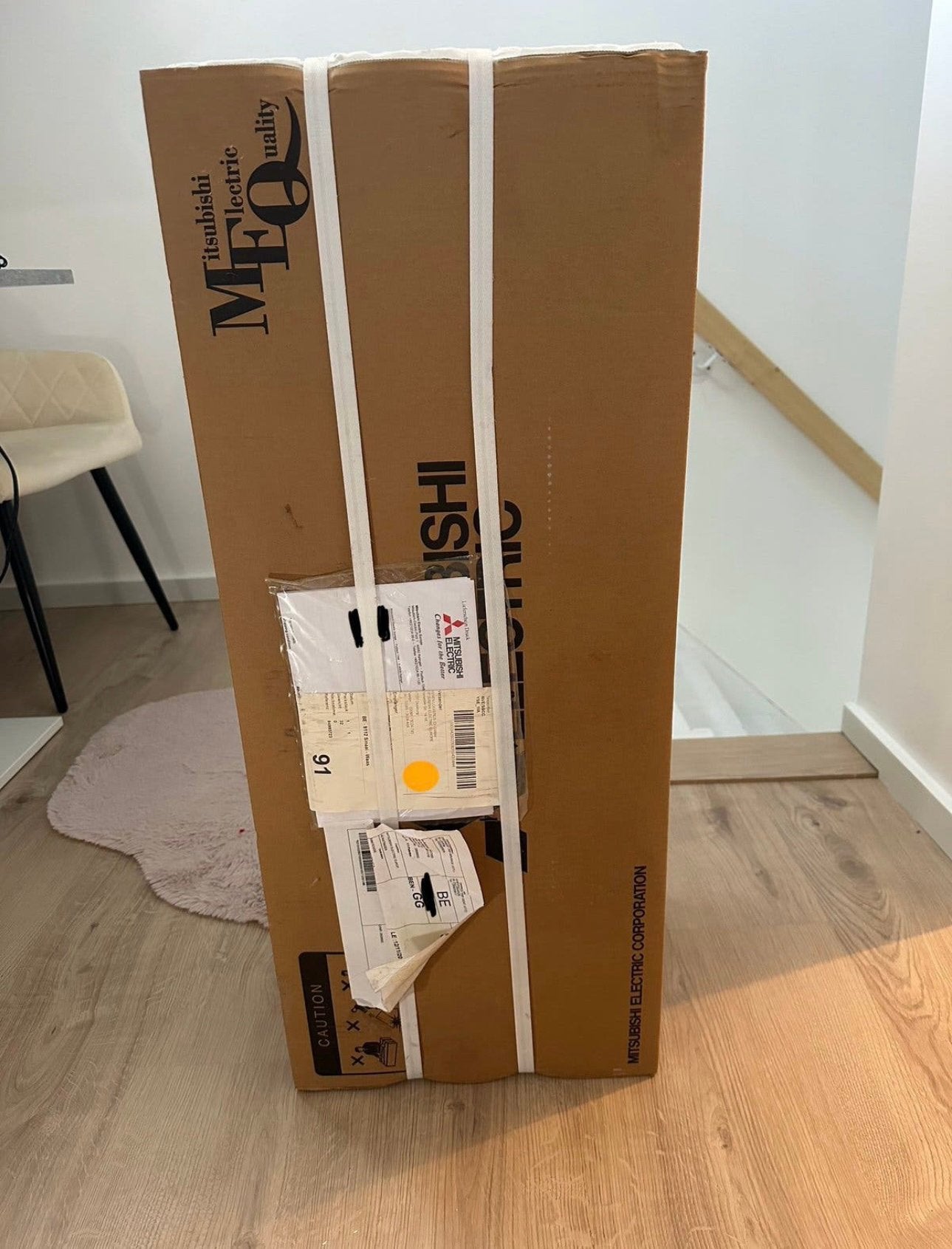 Vaste binnenunit airco 3,5kw Mitsubishi Electric Nieuw, Electroménager, Climatiseurs, Classe énergétique A ou plus économe, Moins de 60 m³