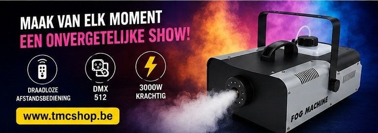 Nieuwe First Class Rookmachine 3000W, Muziek en Instrumenten, Ophalen of Verzenden, Nieuw, Licht, Geluidgestuurd