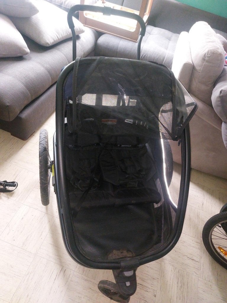 Remorque vélo enfants HAMAX, 20 à 40 kg, Enlèvement, Utilisé, Remorque pour enfant