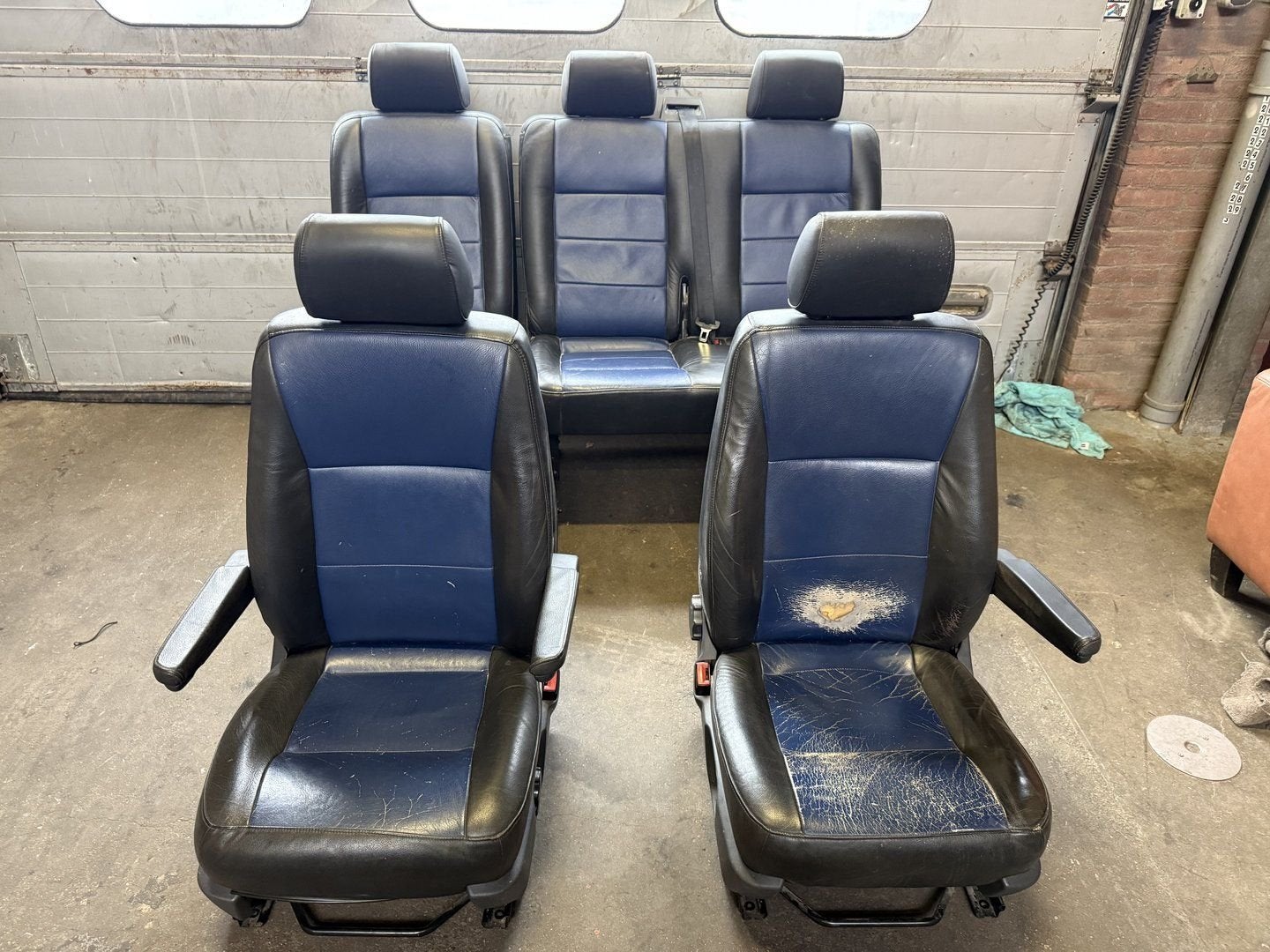 Volkswagen T5 Caravelle stoelen en bank, Auto-onderdelen, Gebruikt, -, Volkswagen, -