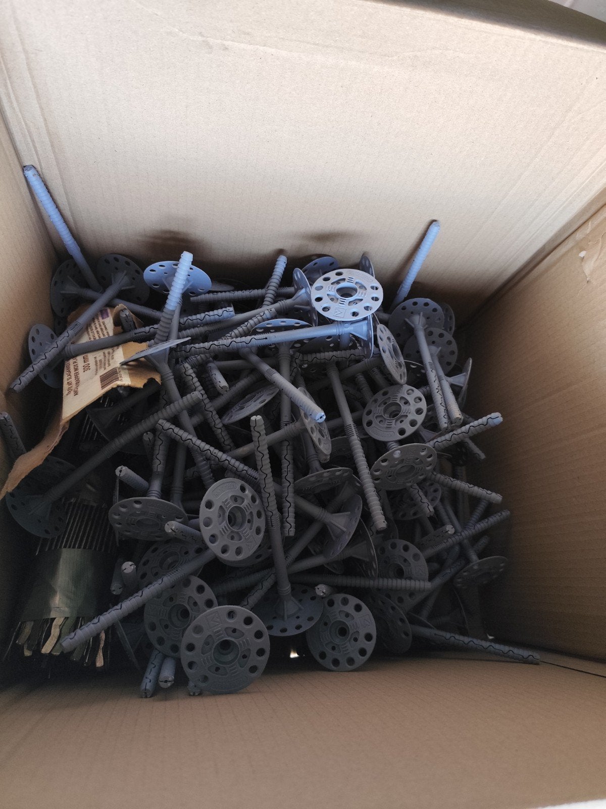 192 isolatiepluggen + 67 spouwankers – 12 cm – nieuw, Doe-het-zelf en Bouw, 100 tot 250 mm, Nieuw, Ophalen of Verzenden, Inox