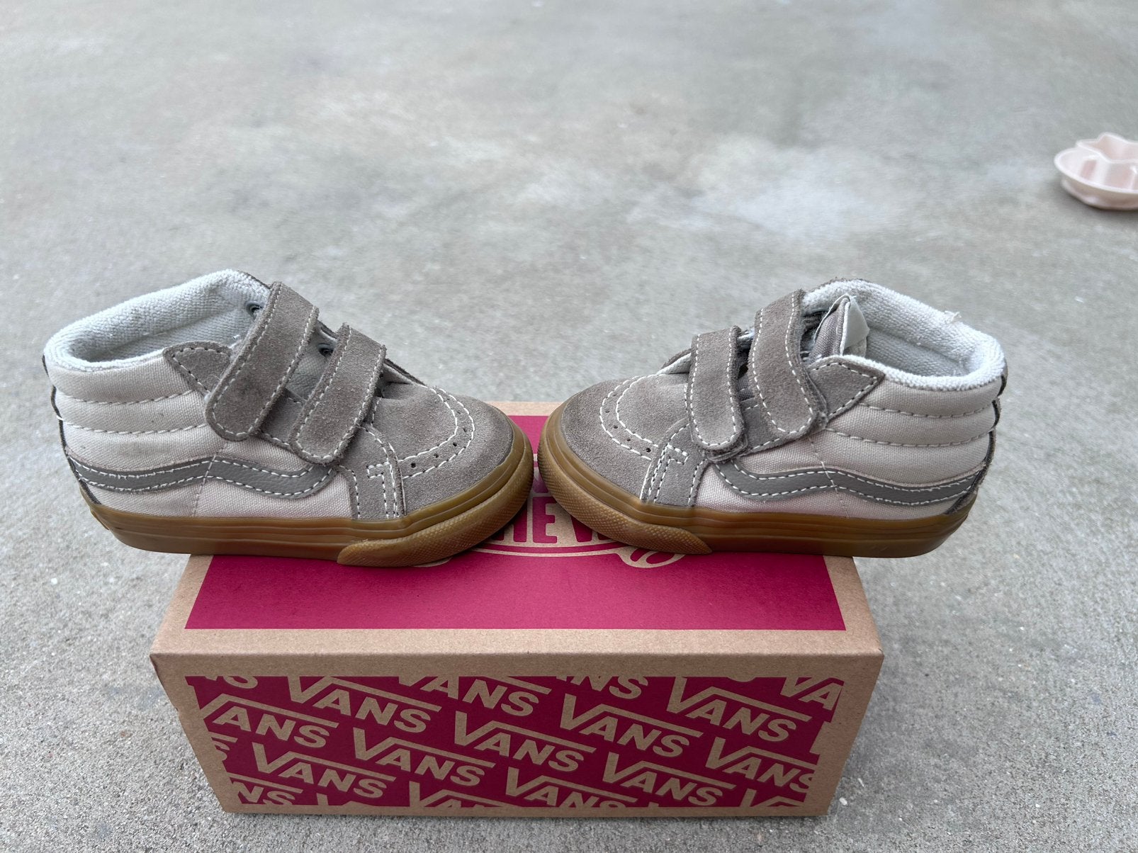 Beige vans maat 20, Kinderen en Baby's, Babykleding | Schoentjes en Sokjes, Ophalen, Jongetje of Meisje, Gebruikt, Schoentjes