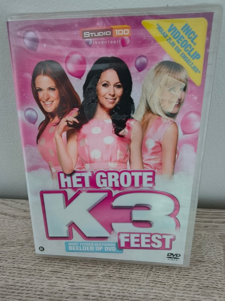Dvd K3 - Het grote K3 Feest (sealed), Ophalen of Verzenden, Nieuw in verpakking