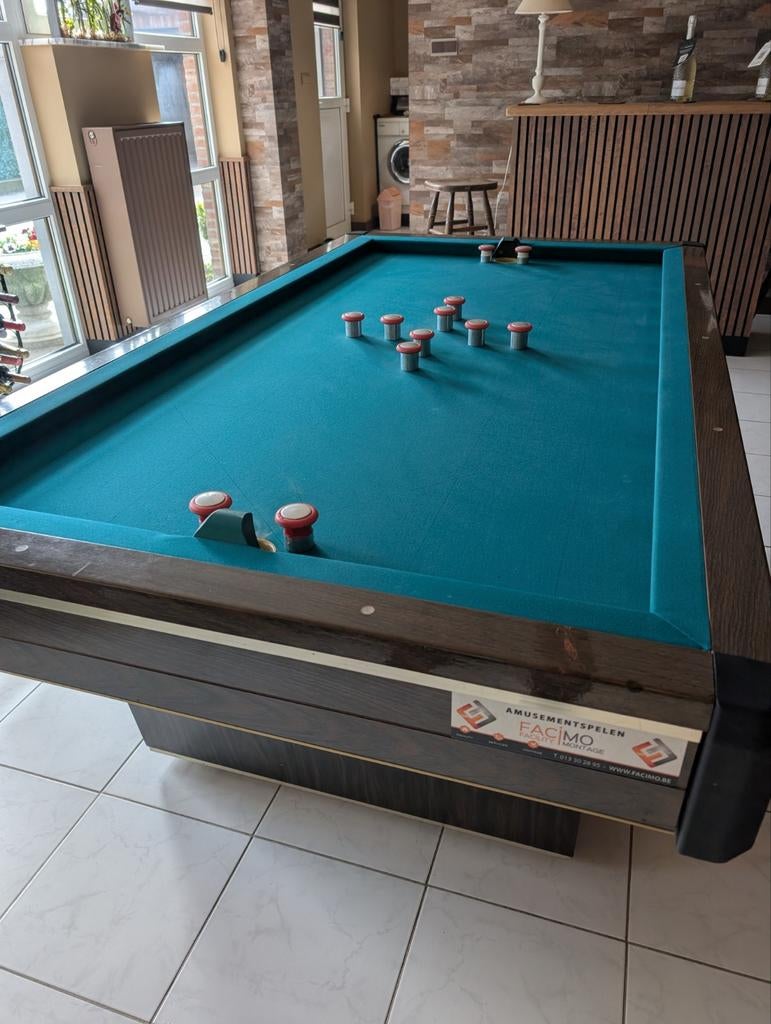 Competitie biljarttafel  Duque, Sport en Fitness, Biljarten en Poolen, Ophalen, Biljarttafel