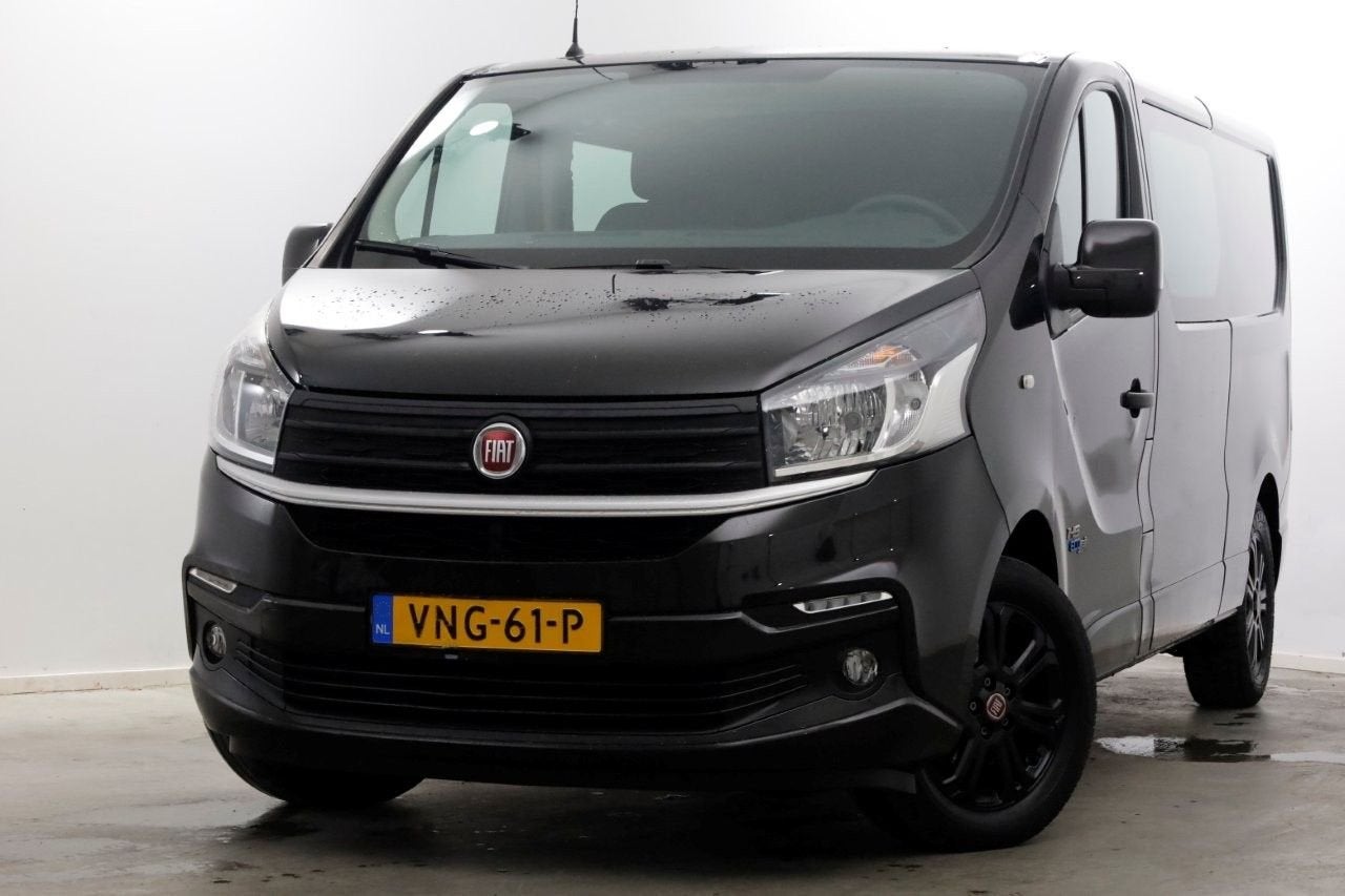 Fiat Talento 2.0 MultiJet 145pk L2H1 D.C. Business Pro Airco, Zwart, Bedrijf, Onderhoudsboekje, Parkeersensor