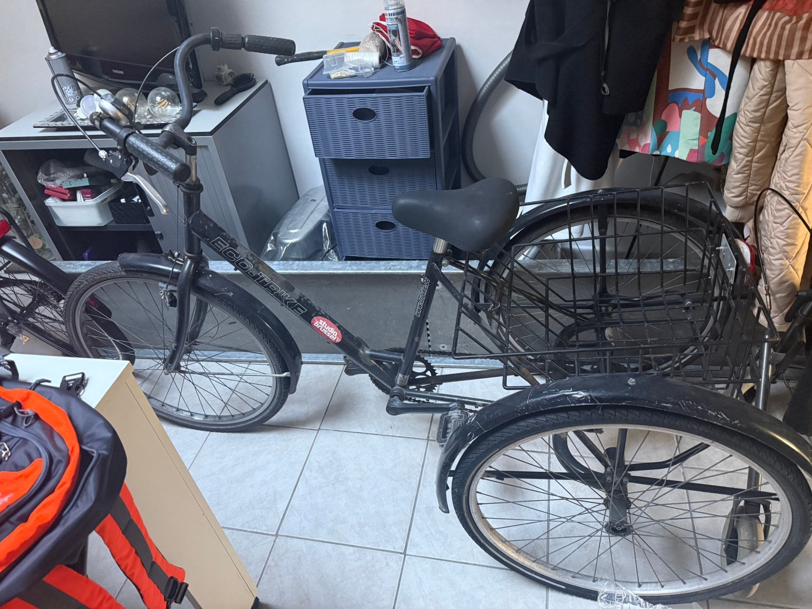 Vélo tricycle, Enlèvement, Utilisé