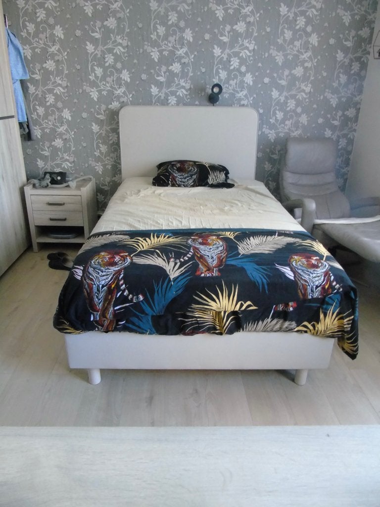 boxspring ( twijfelaar ), Ophalen, Gebruikt, Beige, Twijfelaar