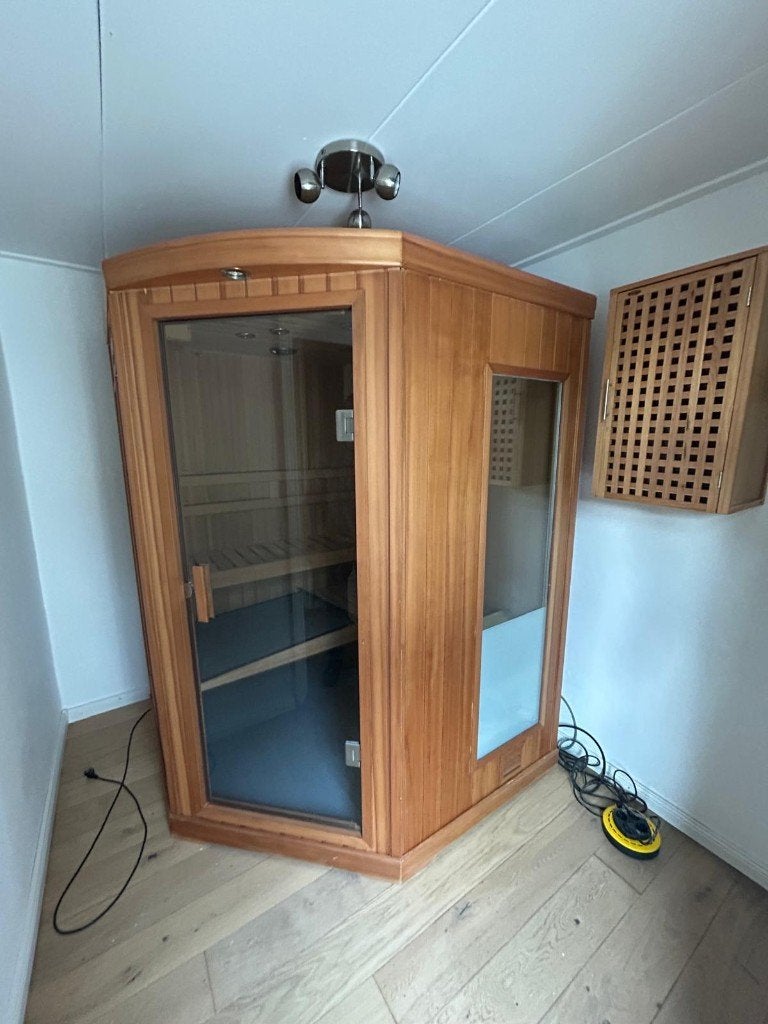 Sauna de chambre, Enlèvement, Comme neuf, Brun, Bois