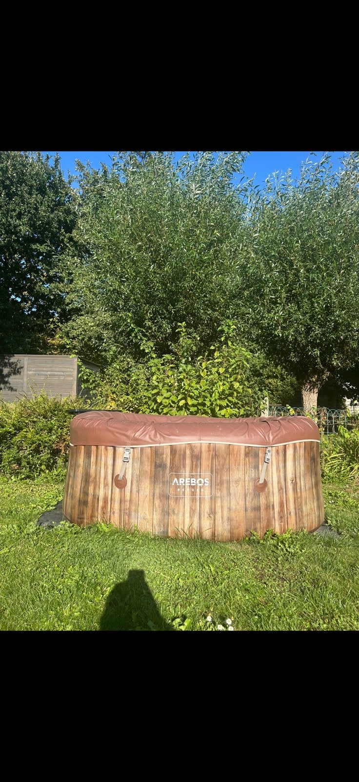 Jacuzzi opblaasbaar Arebos 2 personen, Ophalen, Gebruikt, Opblaasbaar