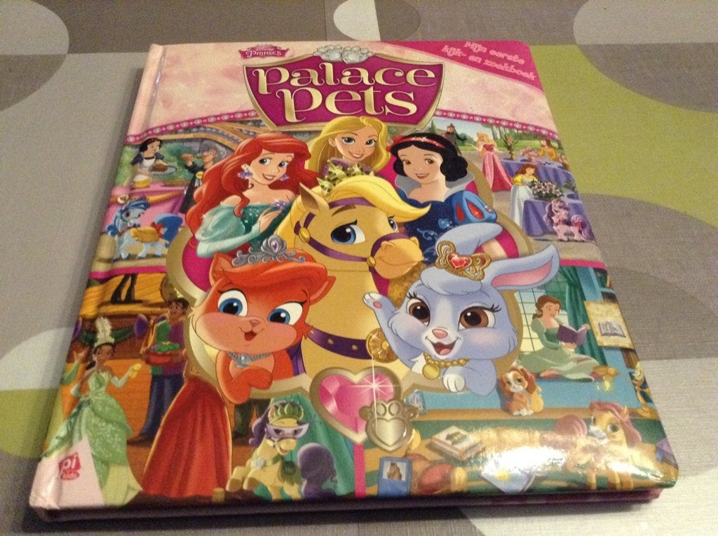 Disney Princessen palace pets kijk-en zoekboek (2015), Uitklapboek, Jongen of Meisje, Ophalen of Verzenden, Zo goed als nieuw