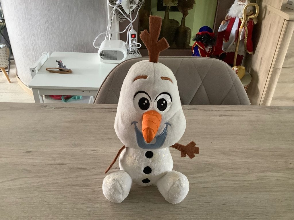 Disney Frozen Olaf pluche character (30 cm), Kinderen en Baby's, Disney, Overige typen, Ophalen of Verzenden, Zo goed als nieuw