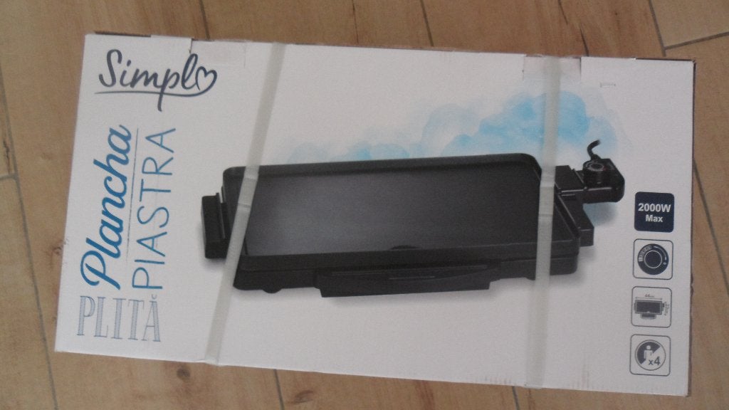 PLANCHA 2.000 W 51 X 26 CM NEUVE  VALEUR MAGASIN 59€, Electroménager, Plaques de gril, Enlèvement, Neuf, Gril de table