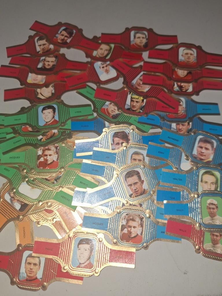 65 sigarenbandjes wielrenners, Enlèvement