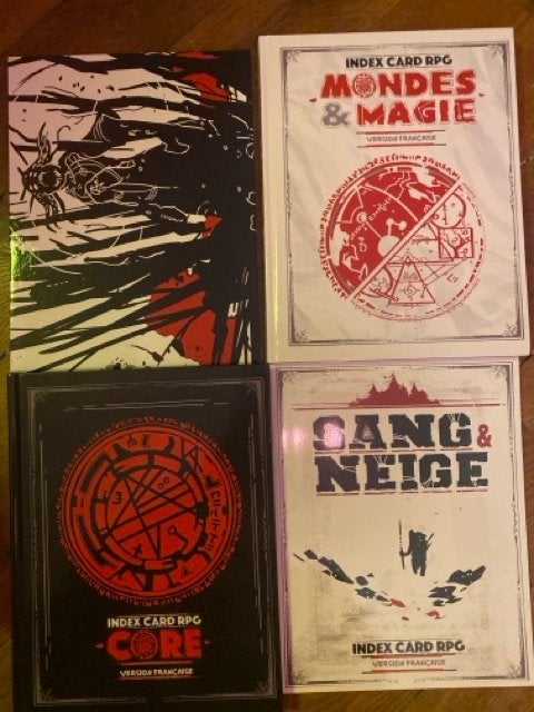 INDEX CARD RPG gro lot de livres + cartes - NEUF, Enlèvement ou Envoi
