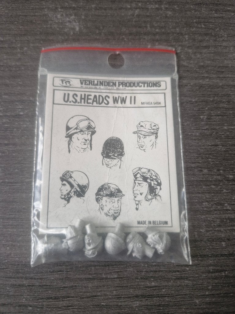 Verlinden 1/35 U.S. Heads WWII, Enlèvement ou Envoi, Neuf, 1:35 à 1:50, Personnage ou Figurines