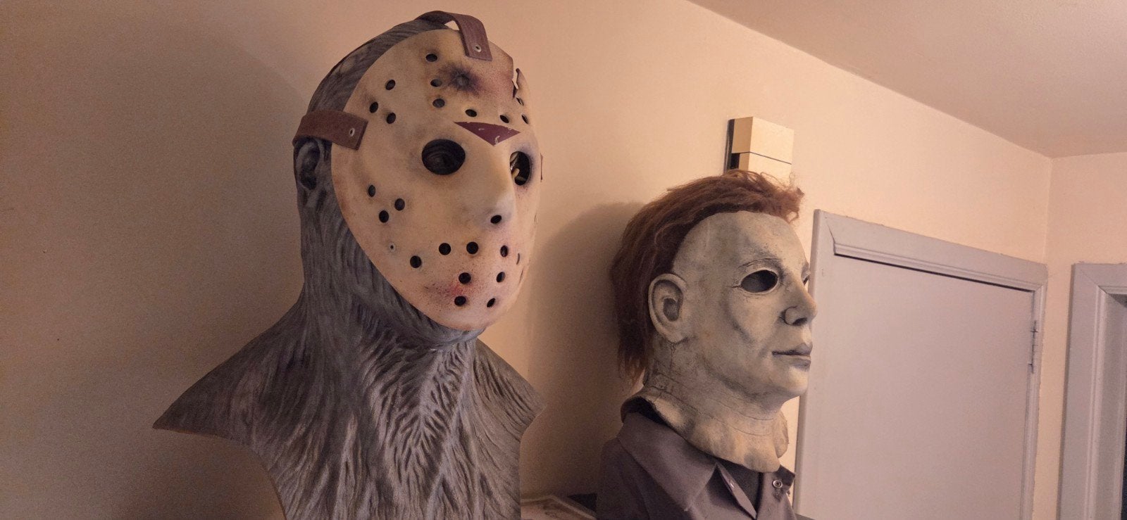 Friday the 13th jason voorhees bust/mask real life size!!, Enlèvement