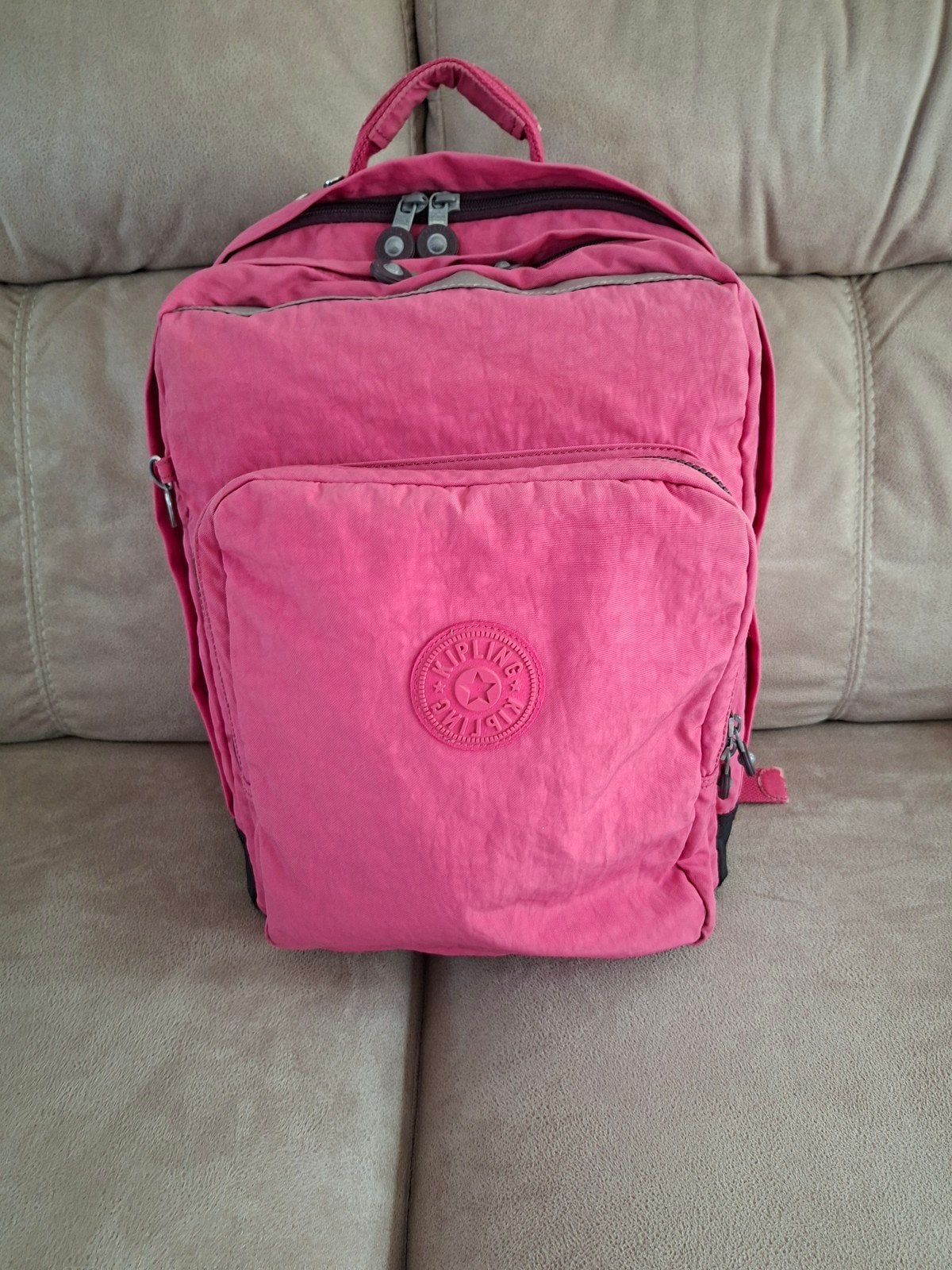 Cartable / sac à dos - Kipling rose, Enlèvement