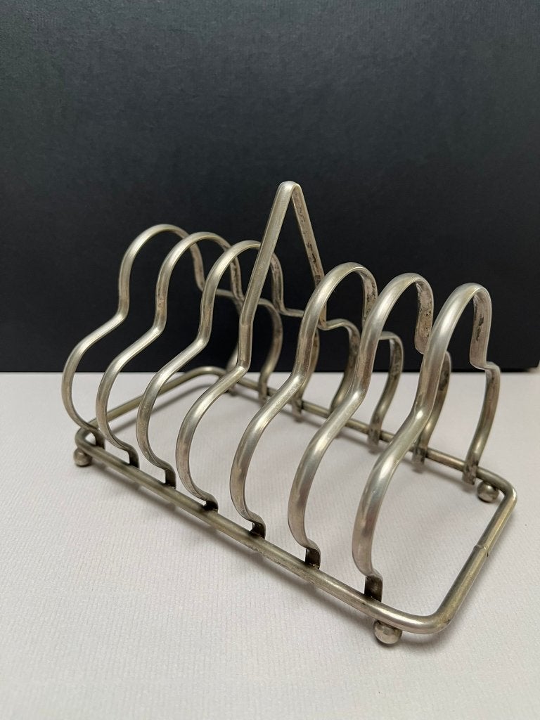 Vintage metalen toastrek / toasthouder, Antiek en Kunst, Antiek | Keukengerei, Ophalen of Verzenden