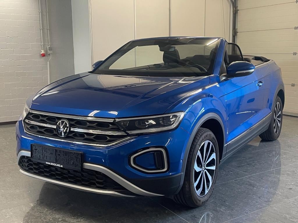 Volkswagen T-Roc Cabrio 1.0 Tsi Style "Navi/Camera/Trekhaak", Auto's, 4 zetels, Cabriolet, Blauw, Bedrijf