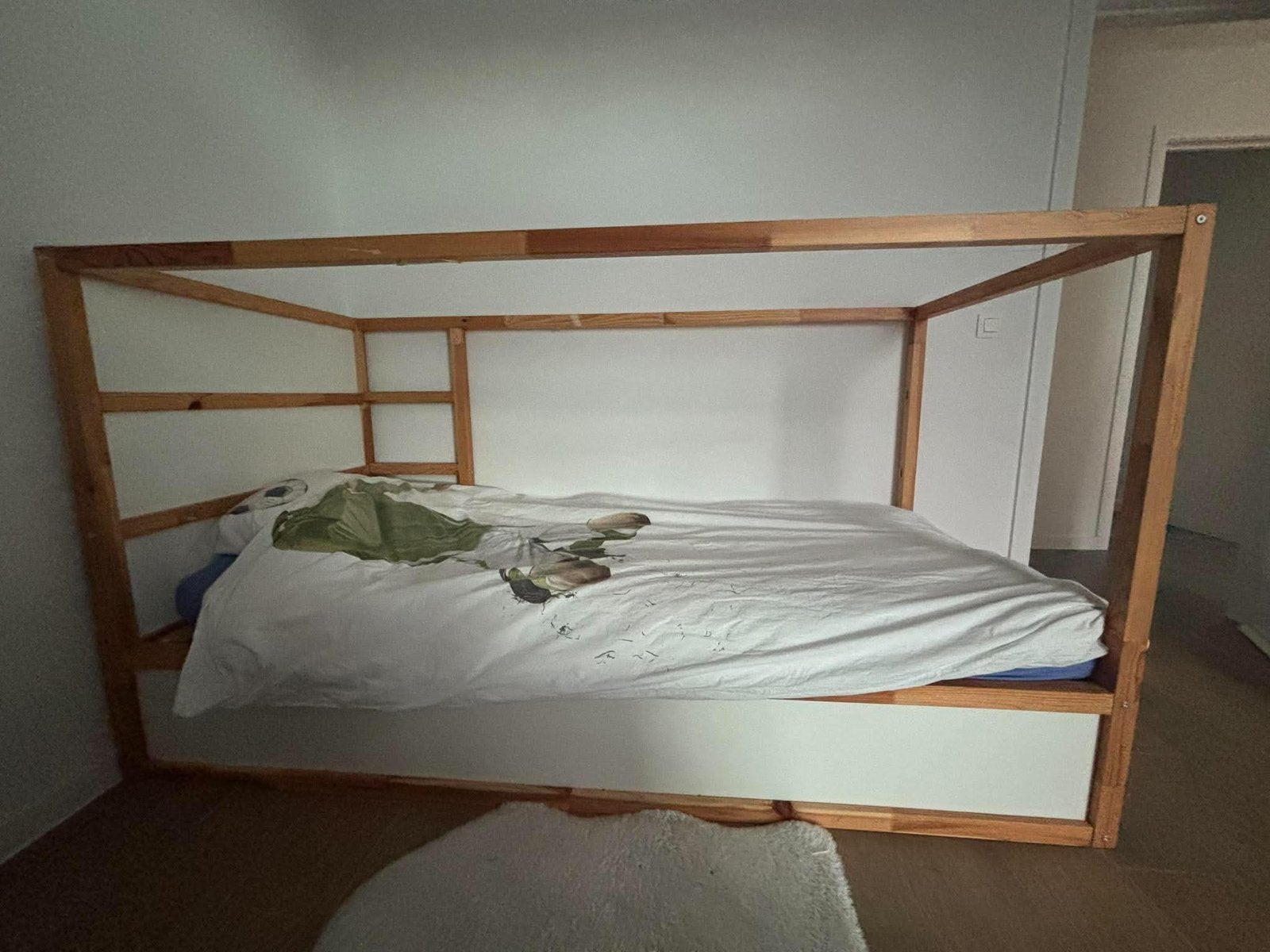 1 persoons kinderbed, Enlèvement, Comme neuf, Lit mezzanine