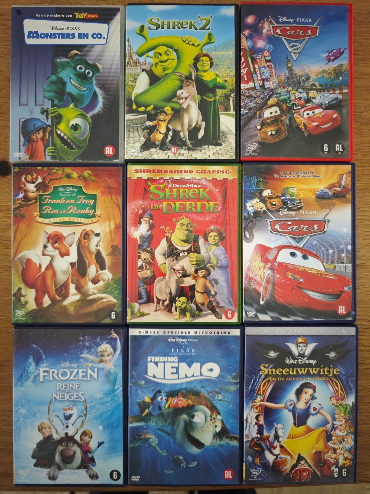 Disney Dvd's, Europees, Gebruikt, Animatie, Alle leeftijden
