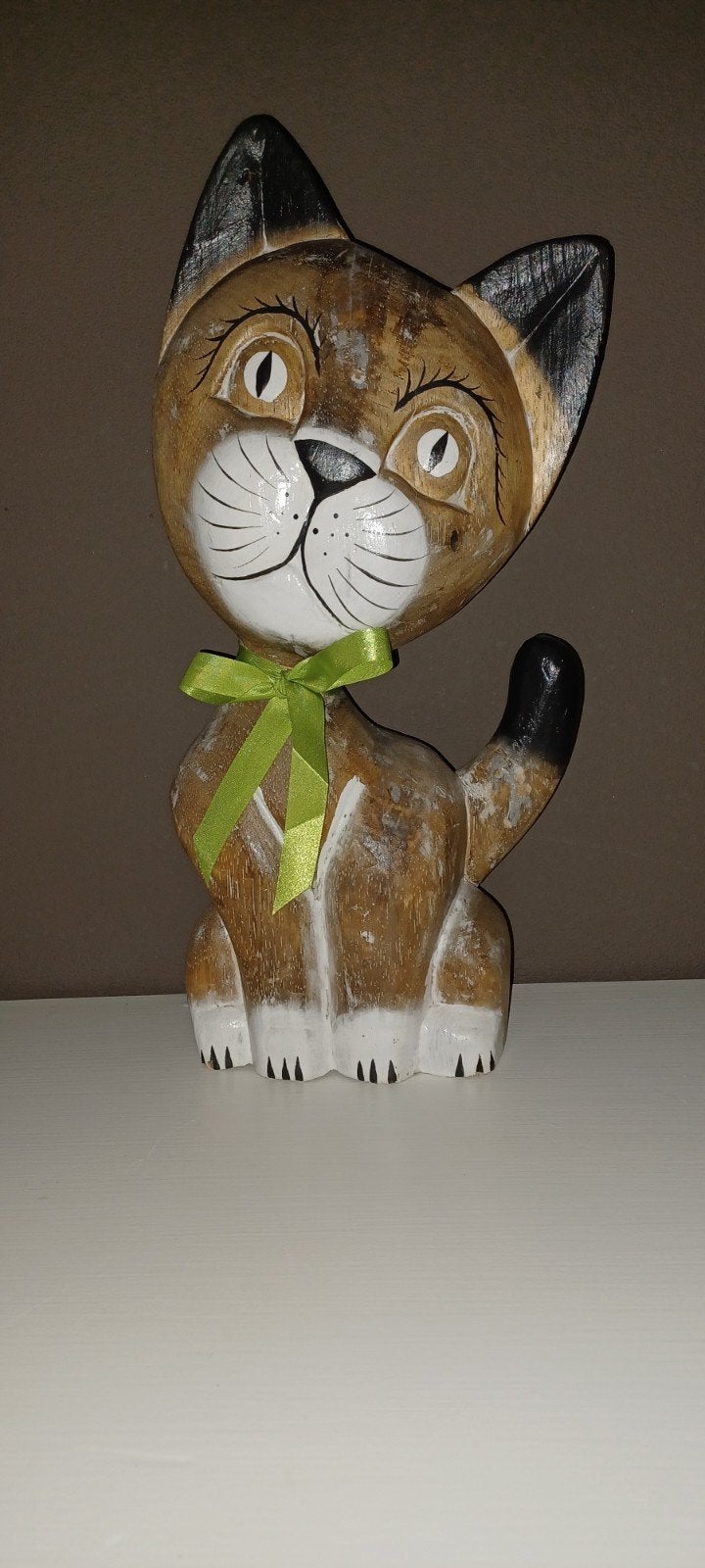 leuke houten kat., Antiek en Kunst, Ophalen of Verzenden
