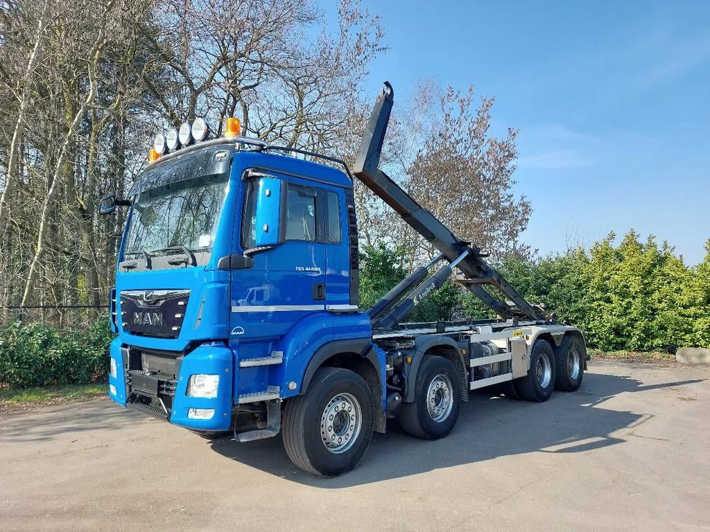 MAN TGS 41.500 8x4 BB - Big Axle – Automat. TOP!, Auto's, Vrachtwagens, Bedrijf, Te koop, ABS, Achteruitrijcamera, Airconditioning