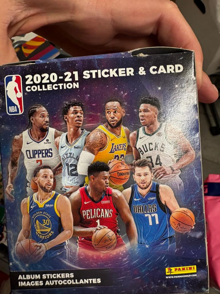 Nba Sticker box Panini 2020-21, Verzenden, Nieuw, Sticker