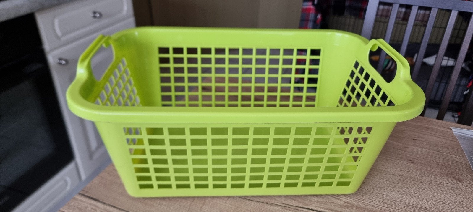 Wasmand (felgroen), Enlèvement, Comme neuf, Vert, Panier à linge