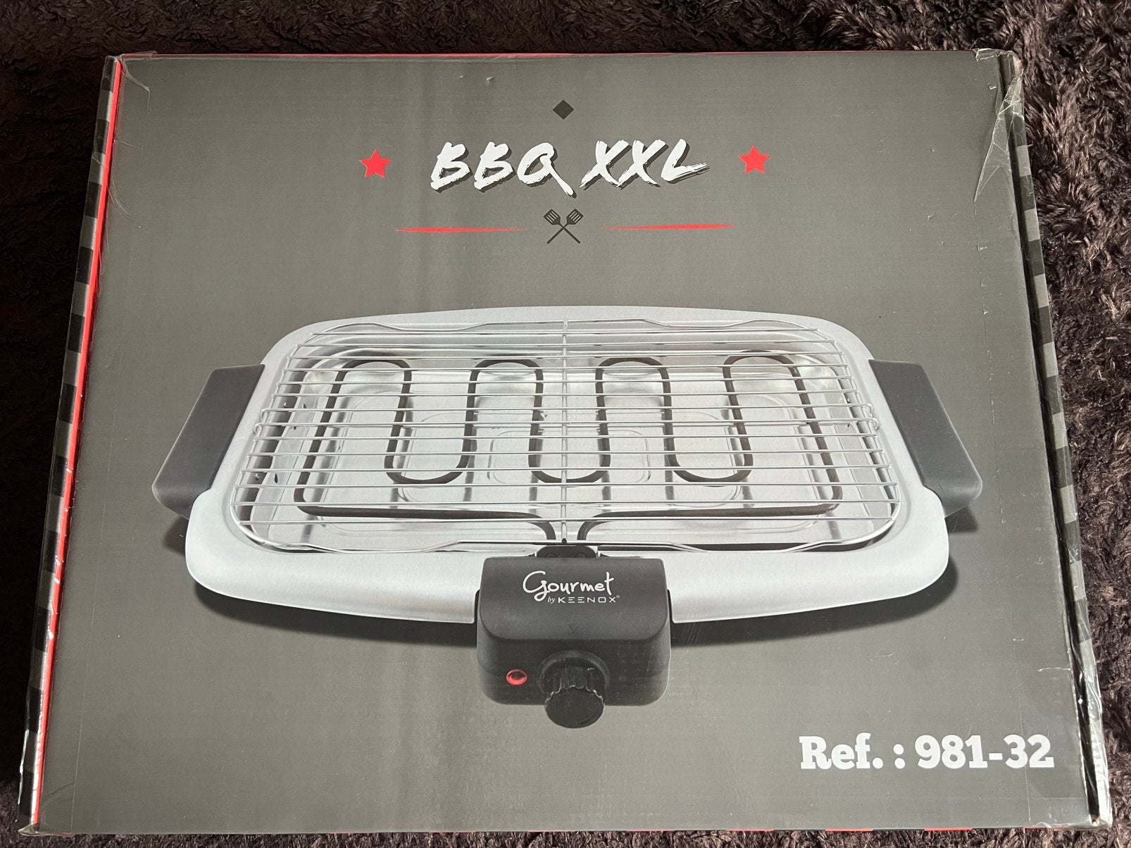 Elektrische bbq plaat, Elektronische apparatuur, Grillplaten, Ophalen of Verzenden, Nieuw, Tafelgrill