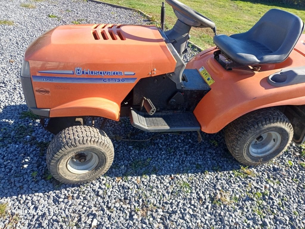 Tracteur tondeuse Husqvarna bien lire l'annonce, Enlèvement, Utilisé, Démarrage électrique, 90 à 120 cm