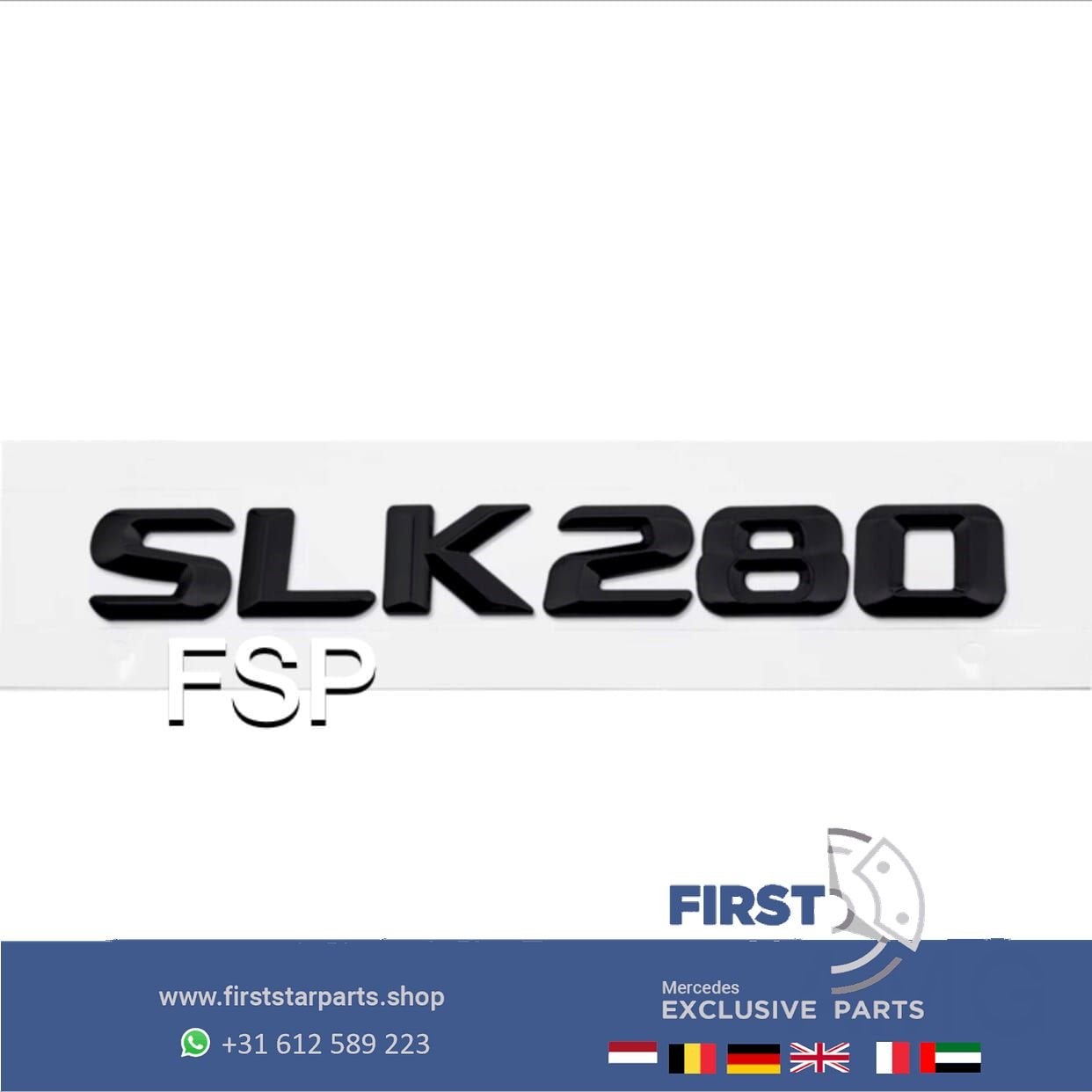 SLK LOGO KOFFERBAK EMBLEEM ACHTERKLEP BADGE Mercedes SLK250, Arrière, Utilisé, -, -