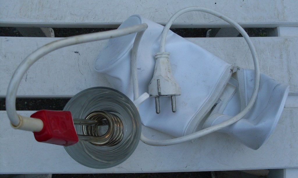 Amigo Reisdompelaar | waterkoker voor op reis / camping, Caravans en Kamperen, Ophalen, Gebruikt