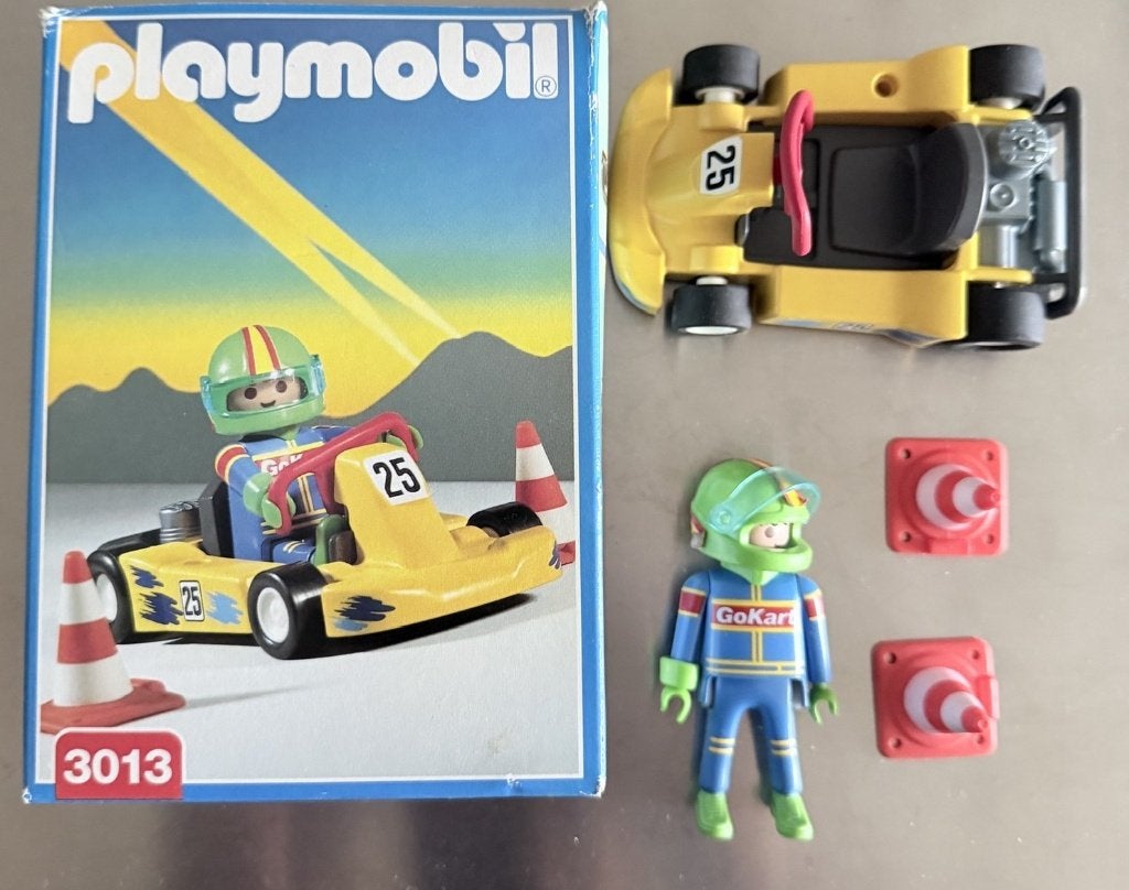 playmobil go-kart 3013, Enlèvement ou Envoi, Comme neuf, Kit complet, Véhicule