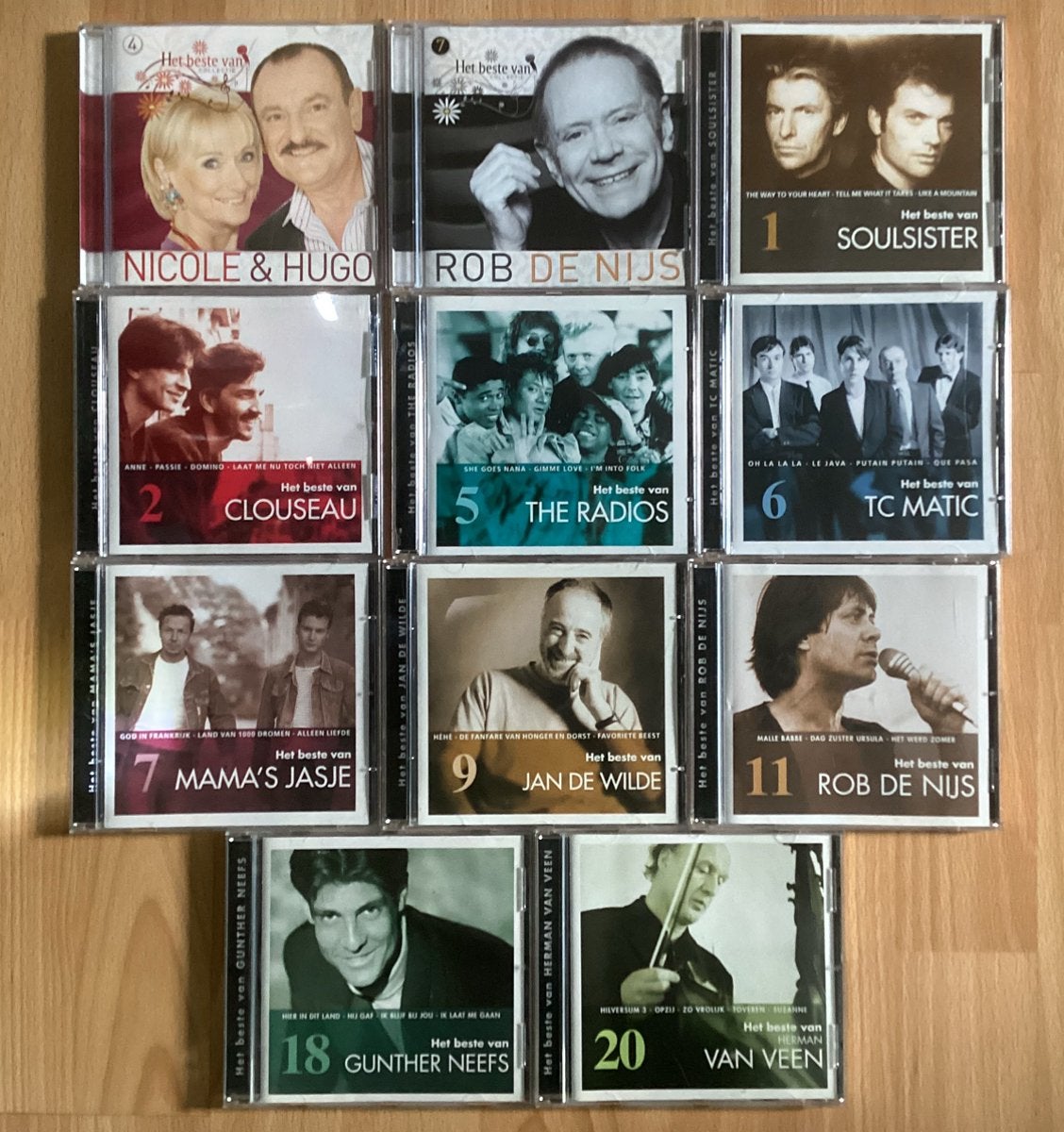 Cd’s Het beste van - collectie, Enlèvement ou Envoi