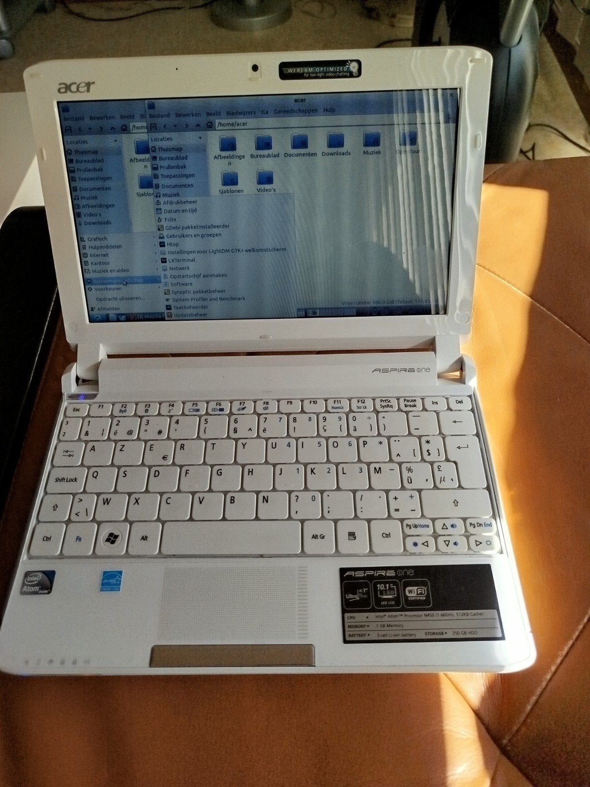 zo goed als nieuw Acer aspire mini portable laptop nieuw, Computers en Software, Ophalen, Minder dan 4 GB, 10 inch of minder, SSD
