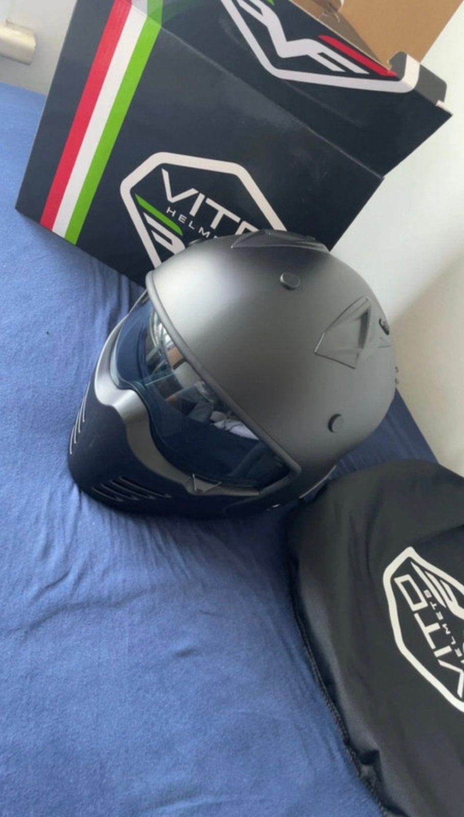 Vito helm Bruzano - maat XL, Motoren, Ophalen of Verzenden, XL