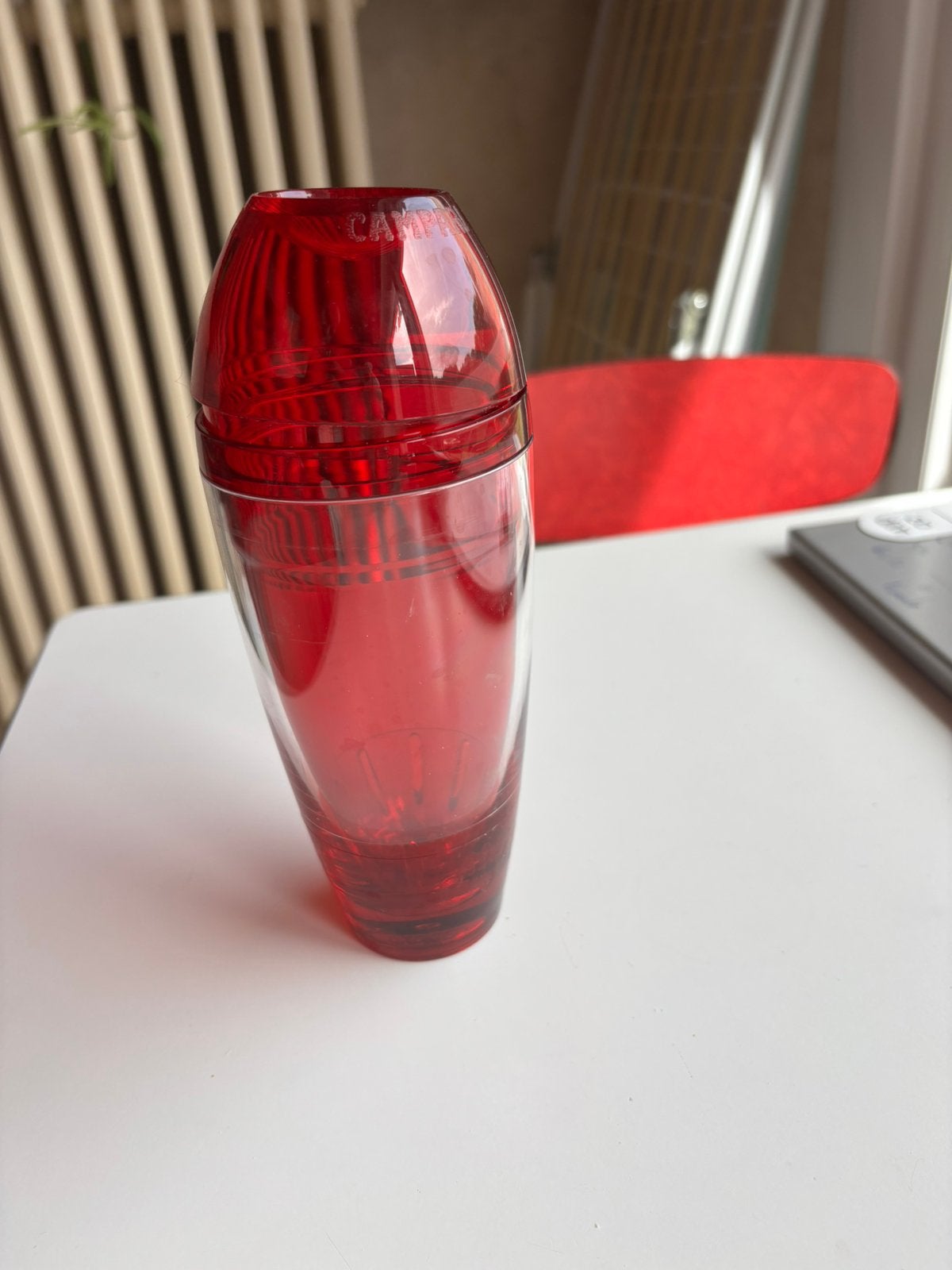 Shaker à cocktail Campari, Enlèvement ou Envoi, Comme neuf, Rouge