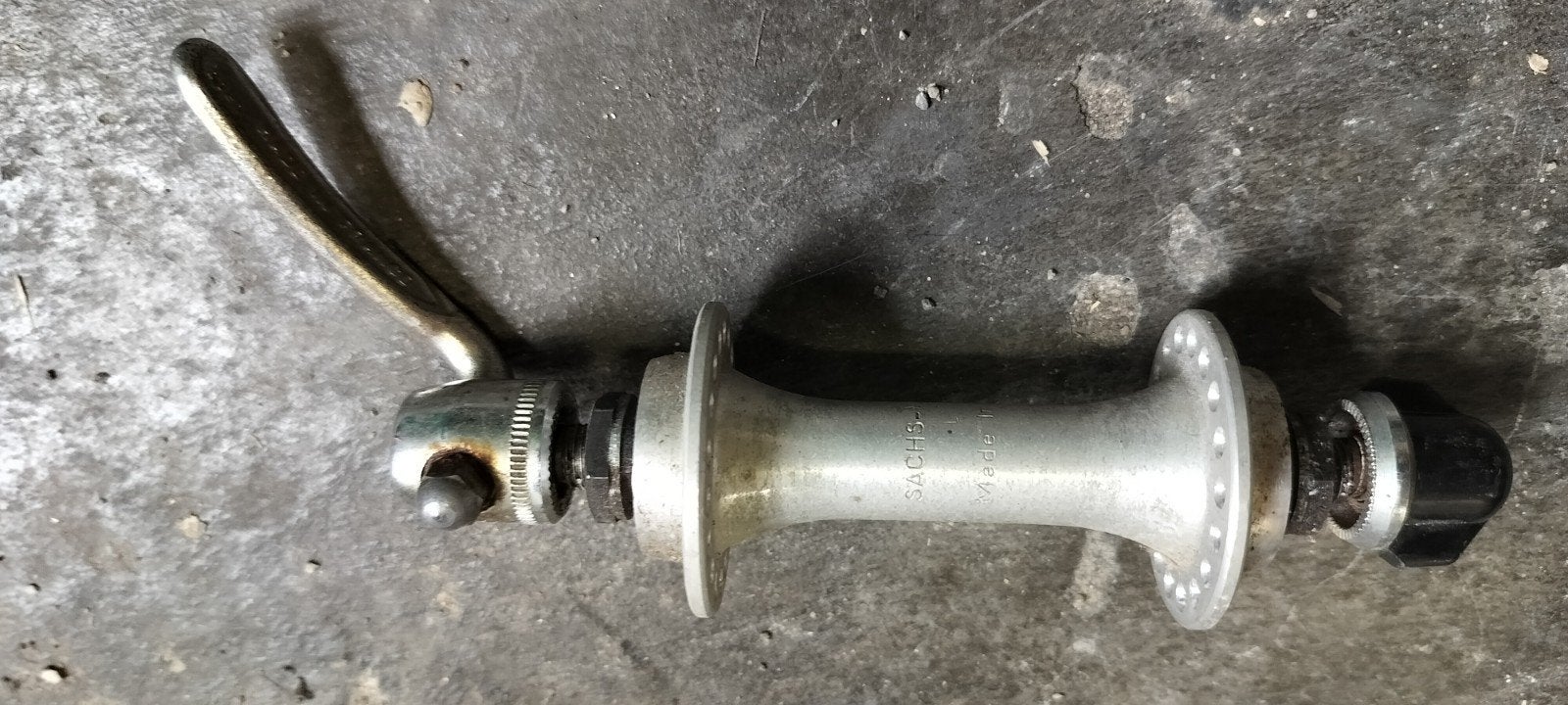Sachs Maillard voornaaf snelspanner, Fietsen en Brommers, Fietsonderdelen, Ophalen