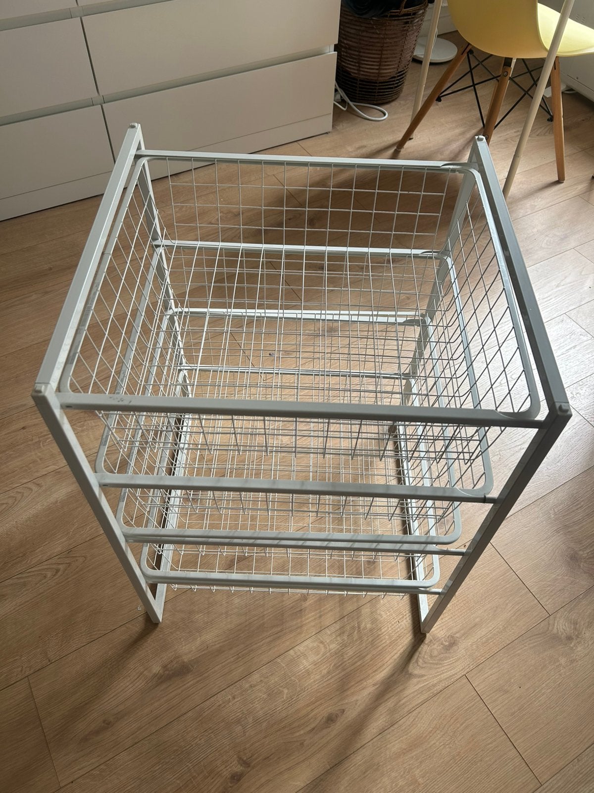 Meuble de rangement à paniers / Wire basket storage unit, Enlèvement, Comme neuf