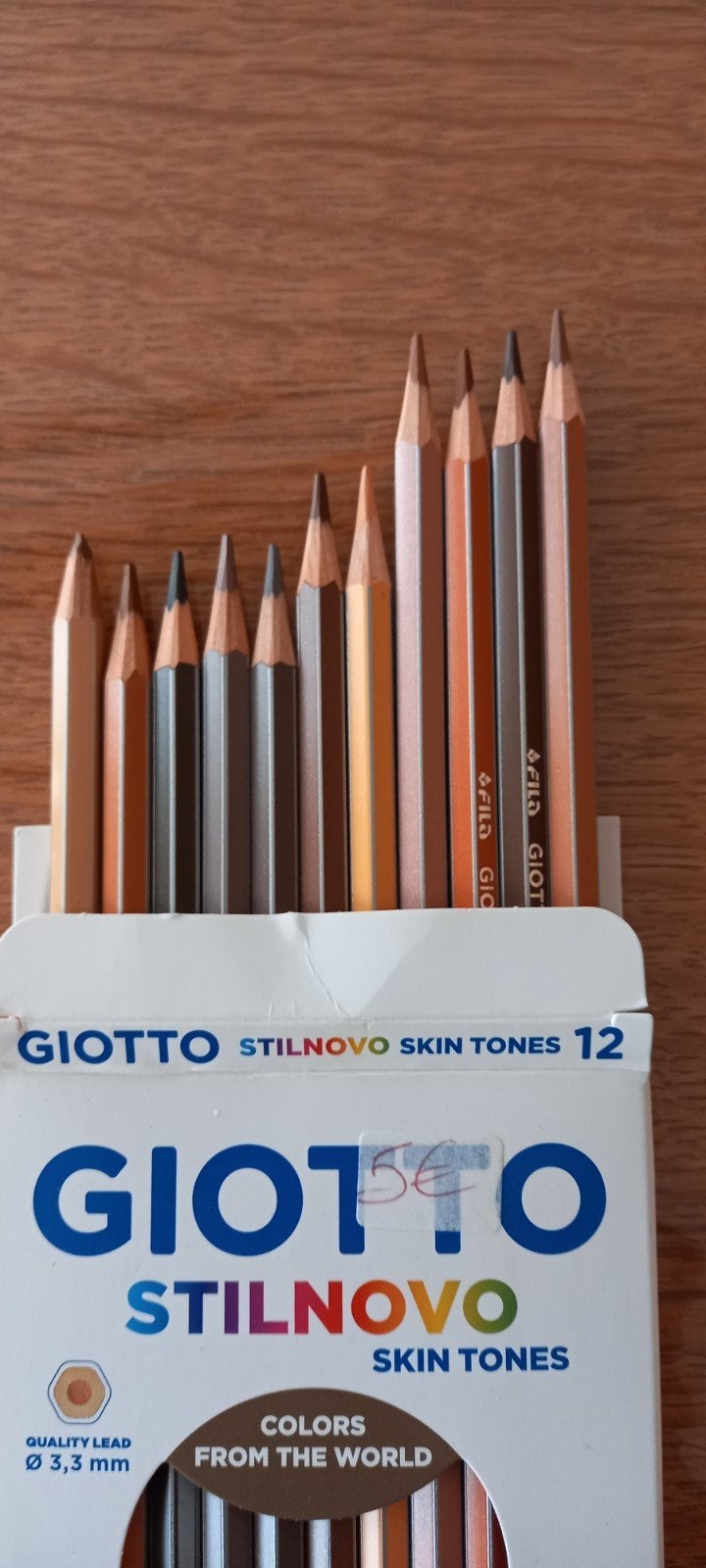 boîte de 12 crayons de couleur Giotto, Enlèvement
